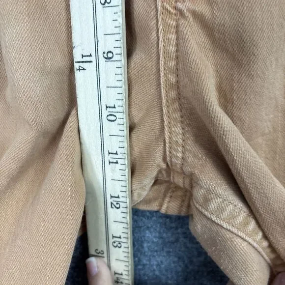 Pilcro The Breaker Pants Womens Size 28 Brown Relaxed High Rise Flawed - Picture 7 of 12